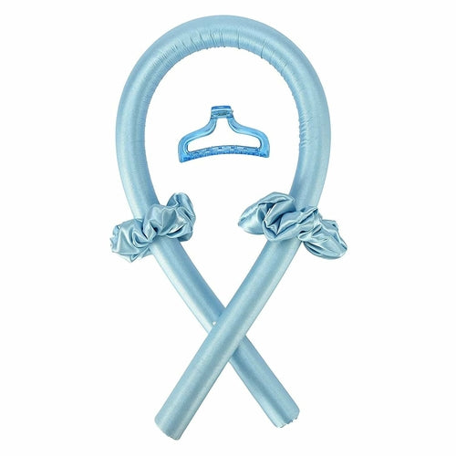 Boucles sans chaleur en satin, ruban de bouclage