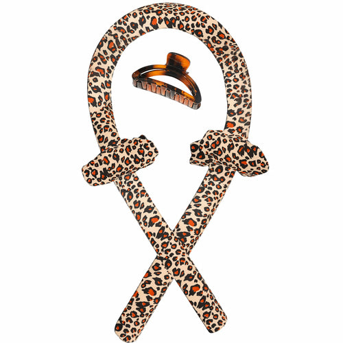 Boucles sans chaleur en satin, ruban de bouclage