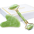 Set gua sha et rouleau de massage visage